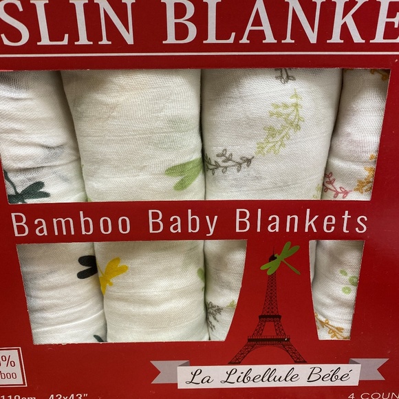 Baby Swaddle Blanket Bamboo Muslin Unisex Boy Girl - Picture 3 of 7